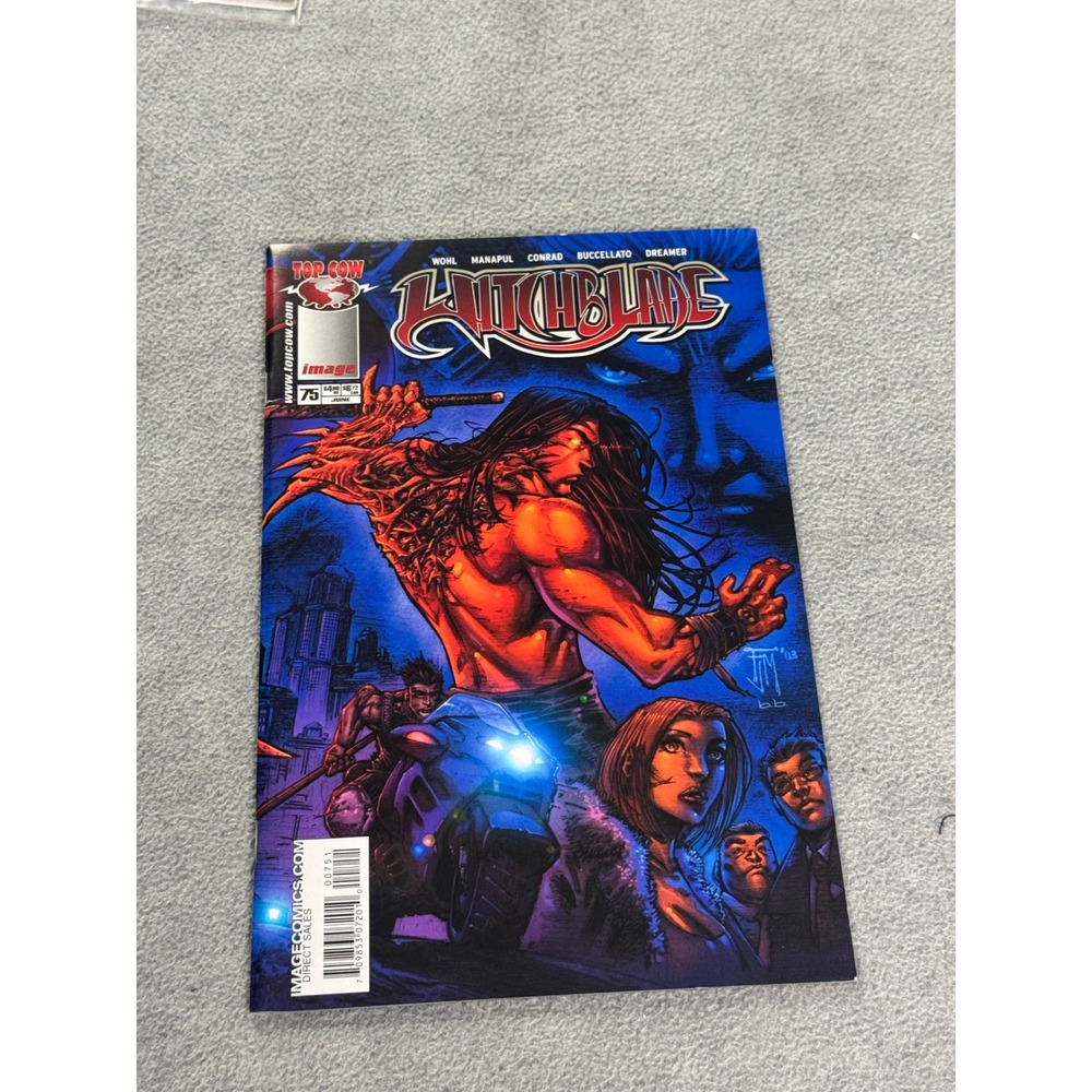 Witchblade 75 Top Cow Image Comics 2004 Francis Manapul Sara Pezzini Comic Book